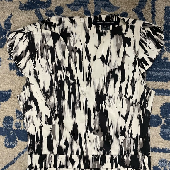 French Connection Black and White dress - Picture 6 of 16